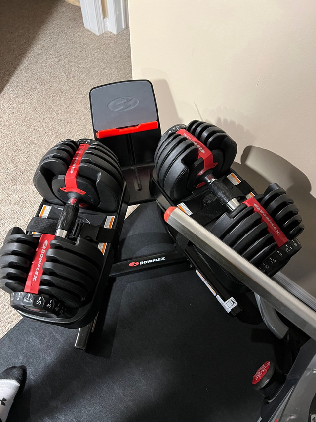 Bowflex SelectTech 552 Dumbbells with stand in Exercise Equipment in Kingston