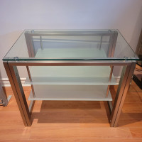 Multimedia tv table en verre/ Glass table