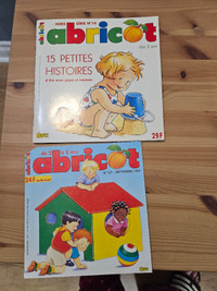 2 livres Abricot de 2 a 5 ans