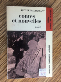 French Novel – contes et nouvelles -Tome I – Guy de Maupassant