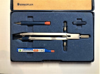 Staedtler Mars Compass With 0.5mm & 0.3mm Lead Pencils