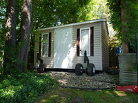 Déplacement + mise à niveau de cabanon remise shed