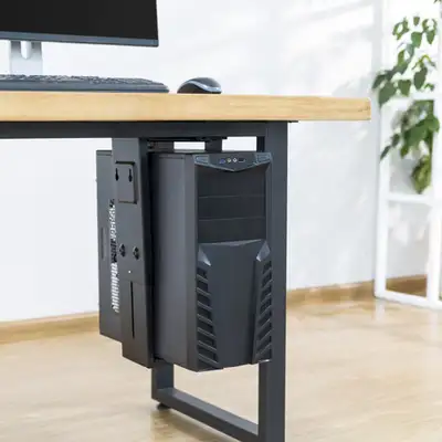 Adjustable CPU Mount for Under Desk or Wall - PrimeCables, View more