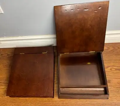 2 Vintage portable writing desks , View more