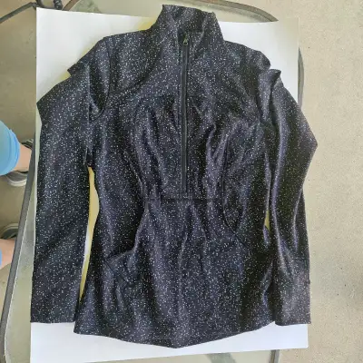 Lululemon Define Jacket Luminesce Splatter White Black 8, View more