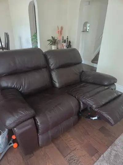 Leather Recliner Couch, View more