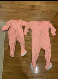 EUC matching 18m and 4T Carters pjs