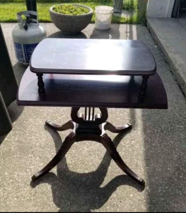 Duncan Phyfe Two Tier Table Coffe Tea Mahogany Coffee Tables St. Catharines Kijiji