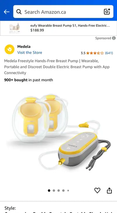 Medela Freestyle Hands-Free Breast Pump – great Condition! Opened and used for about 2 weeks. Includ...