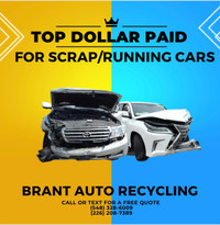 Buying scrap vehicles Brantford 