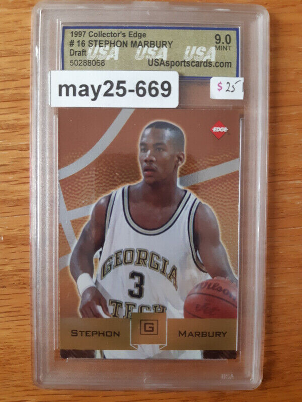 1997 Collector's Edge Impulse #16 Stephon Marbury Rookie USA 9 M in Arts & Collectibles in St. Catharines
