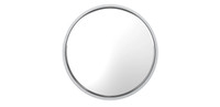 Sphere Mirror from Ethan Allan - Brushed Stainless Steel