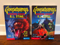Lot of 2 RL Stine Goosebumps Series 2000 Books