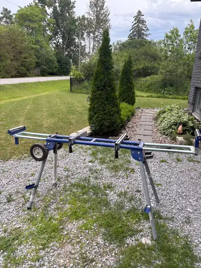 ROK miter saw stand (with power outlets ) , View more