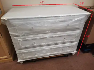 Dresser 3 Drawer White - Brand Briella, View more