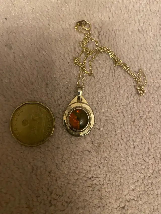 vintage Rafael Canada amber necklace. in Jewellery & Watches in Markham / York Region - Image 2