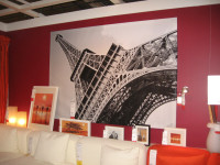 IKEA Premiar Paris Eiffel Tower Photo Canvas 200cm x 140cm