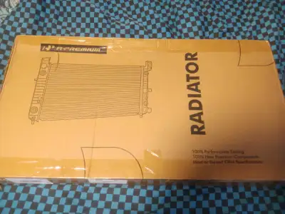 Brand new radiator replacement not sure what it goes to. Part number in photos 60 OBO