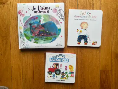 LIVRE ENFANT (prix dans description ou 15$ le lot de 3 livres), View more