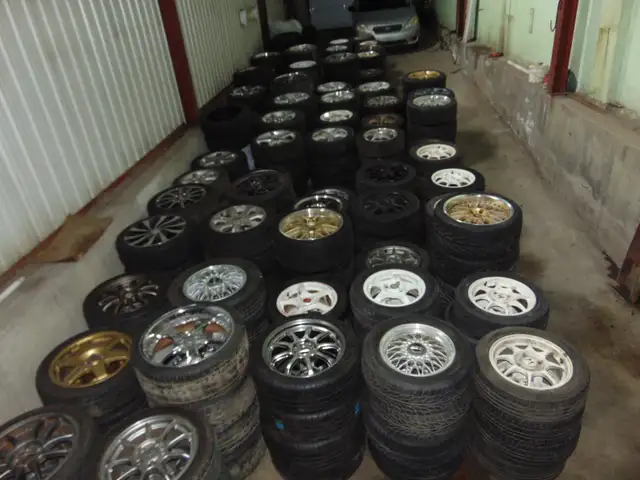 TWM 235-40-18 MAG WHEEL JANTES EN ALLIAGE MOYEU  DE ROUE JDM in Tires & Rims in West Island - Image 2