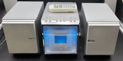 JVC CA-FSA52 COMPACT COMPONENT SYSTEM STEREO CD, CASSETTE, AM/FM, View more