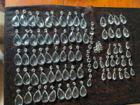 Large Lot of Vintage Chandelier Crystals