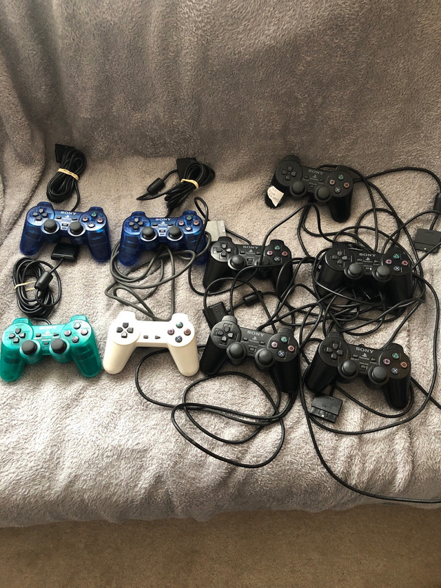 PlayStation 2 Controllers - $15 for black/$20 for green in Older Generation in Kitchener / Waterloo