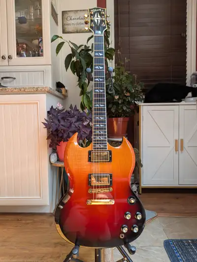2005 Gibson SG Supreme Lavaburst w/gold hardware (rare), View more