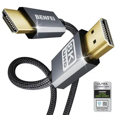 BENFEI 8K HDMI to HDMI Cable, Certified Ultra High Speed HDMI, View more