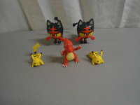 Five Pokemon Figures