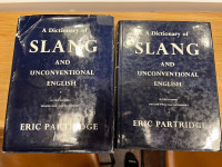 DICTIONARY OF SLANG AND UNCONVENTIONAL ENGLISH