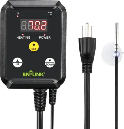BN-LINK Reptile Thermostat Temperature Controller, Digital Heat, View more