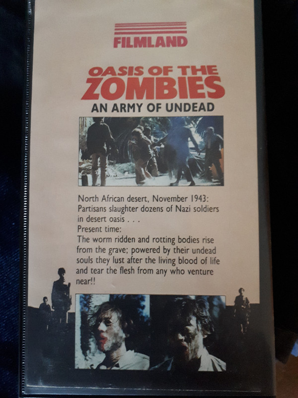 VHS OASIS OF THE ZOMBIES - 70S EUROPEAN HORROR MOVIE in Arts & Collectibles in Annapolis Valley - Image 2