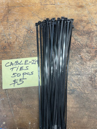 12” Cable - Zip Ties 50 pcs