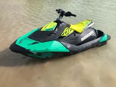 Amazing shape, oil changed serviced ready to go, 2021 seadoo spark trixx 2up ibr vts 11 hours, comes...