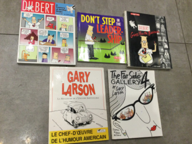 Comics: Dilbert, Gary Larson / bandes dessinées en anglais dans Bandes dessinées  à Longueuil/Rive Sud