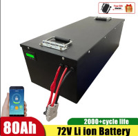 72V 80Ah Li ion Lithium Battery BIG one