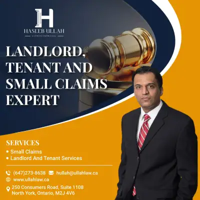 HASEEB ULLAH | LICENSED PARALEGAL/LANDLORD /TENANT, IMMIGRATION., View more