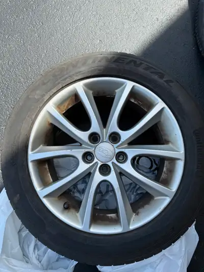 Bought this set of tires just last year. I had to get a new car due to unforeseen circumstances, so...