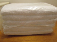 Grandes serviettes (6) de bain neuves & +++