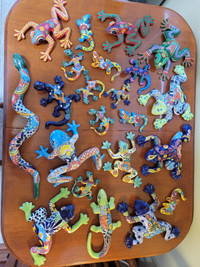 Mexican Talavera Hand Painted Frogs & Lizards