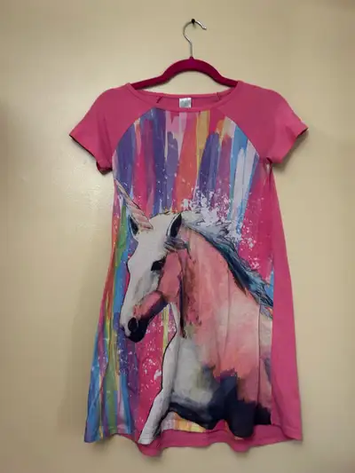 Unicorn Nightie (kids size 10/12 : Large), View more