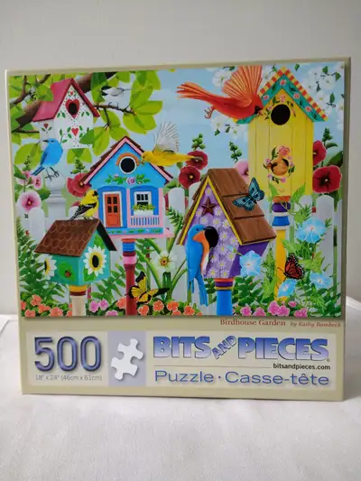 Bits and Pieces Birdhouse Garden Puzzle 500pc, View more