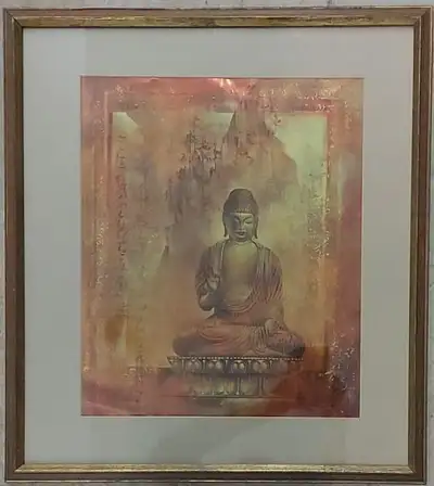 THE BUDDHA - framed and matted, View more