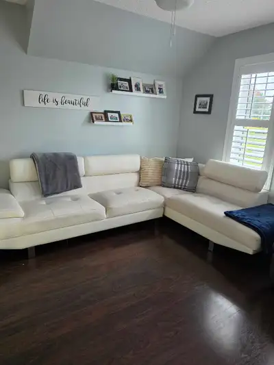 White Sectional Sofa, View more