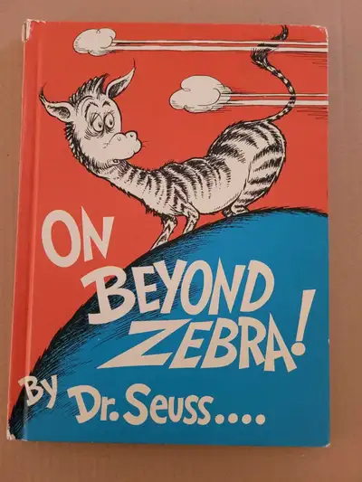 On Beyond Zebra by Dr. SeussVintage Book Club Edition, View more