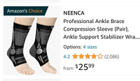 Knee and ankle stabilizer braces , all sizes up to 4XL