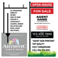 Realtor Agent For Sale / Buy & Sell Sign Printing and Marketing