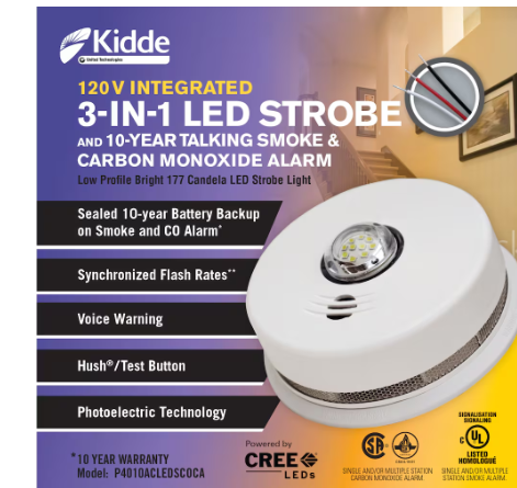 Hardwire Interconnected Combination Smoke detector in Electrical in City of Toronto - Image 2