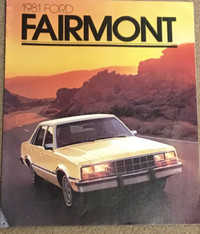 Ford Fairmont Auto Brochures for Sale